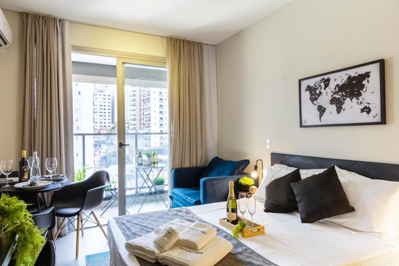 Apartamento Allianz Parque - Estudio Moderno Com Internet Ultra-veloz, Ac E Academia