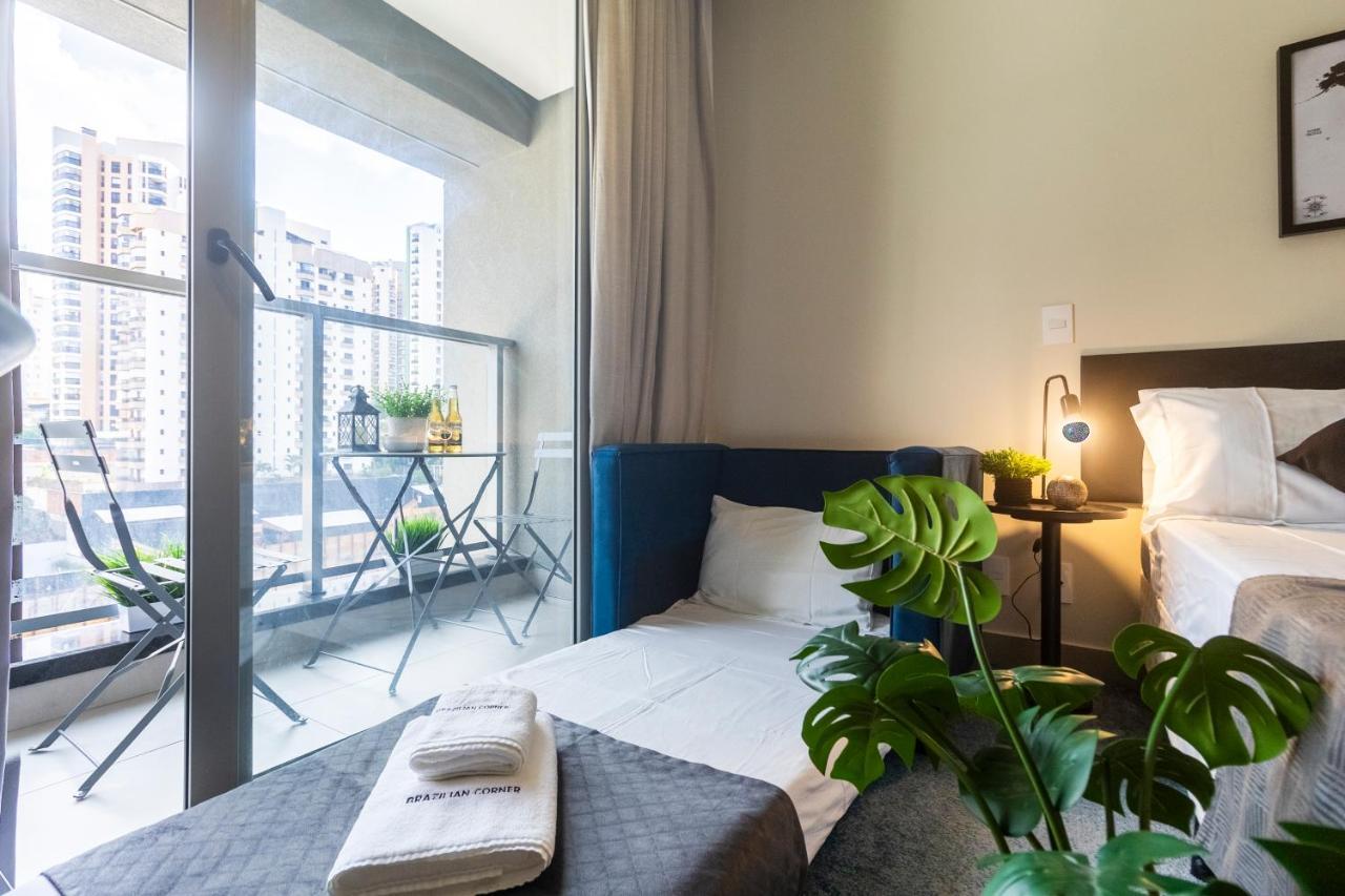 Allianz Parque - Estudio Moderno Com Internet Ultra-veloz, Ac E Academia Apartamento